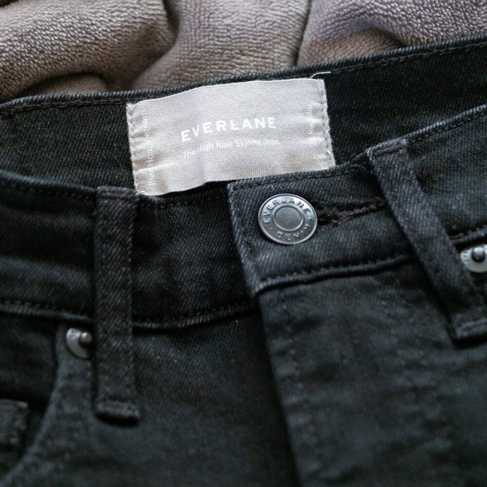 Everlane High-Rise Skinny Jean | 26 | Black